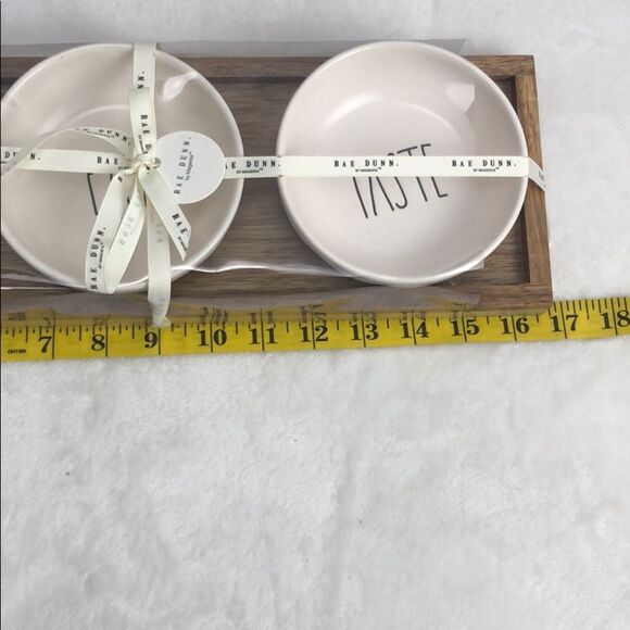 Rae Dunn DIP EAT TASTE bowl set - Picture 7 of 10